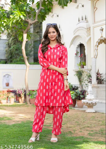 Printed Kurta & Palazzo Set for Women – Daily & Party Wear